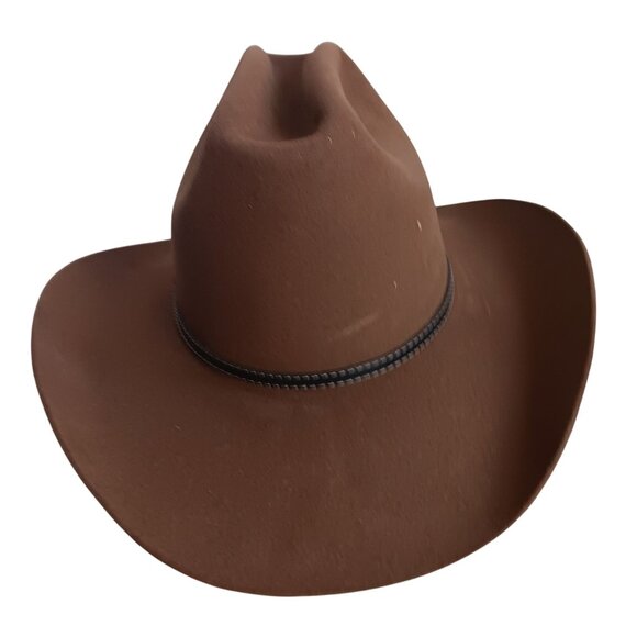 Men's sz 7 Vintage Resistol Stagecoach 1970's Cowboy Hat Western Rancher 1978 - Picture 2 of 14